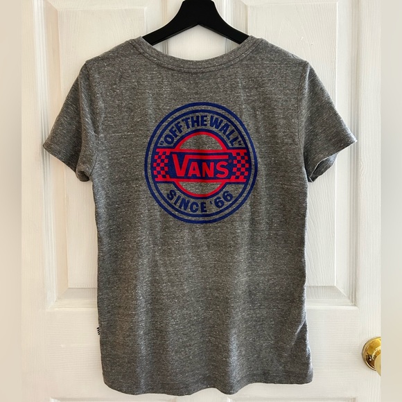 Off The Wall VANS Grey Shirt Size Small - Picture 2 of 6